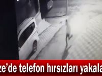 Gebze'de telefon hırsızları yakalandı!