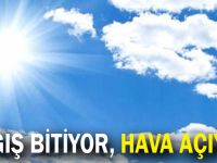 Yağış bitiyor, hava açıyor