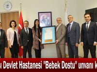 Dilovası Devlet Hastanesi "Bebek Dostu" unvanı kazandı