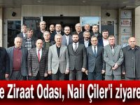 Gebze Ziraat Odası, Nail Çiler'i ziyaret etti