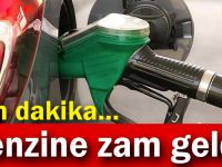 Benzine zam geldi