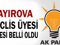 Çayırova meclis üyesi listesi belli oldu