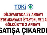 TOKİ, Dilovası, Gebze ve Gölcük'te arsa satıyor