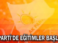 AK Parti'de eğitimler başlıyor