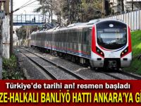 Gebze-Halkalı banliyö hattı Ankara'ya gitti