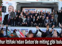 Cumhur İttifakı’ndan Gebze’de miting gibi buluşma