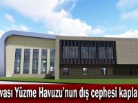 Dilovası Yüzme Havuzu’nun dış cephesi kaplanıyor