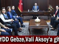 ÇYDD Gebze,Vali Aksoy'a gitti