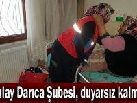 Kızılay Darıca Şubesi, duyarsız kalmadı