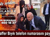 Muzaffer Bıyık telefon numarasını paylaştı