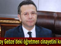 Aksoy Gebze'deki öğretmen cinayetini kınadı!