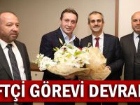 Çiftçi görevi devir aldı