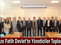 Gebze Fatih Devlet’te Yöneticiler Toplantısı