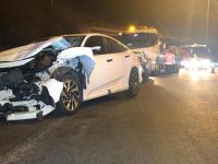 TEM'de zincirleme kaza: 4 yaralı