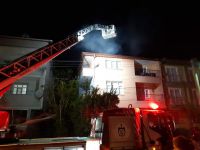 Bacada çıkan yangın panik yarattı