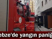 Gebze'de yangın paniği!