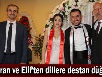 Baran ve Elif'ten dillere destan düğün