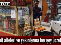 Şehit aileleri ve yakınlarına her şey ücretsiz