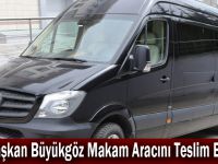 Başkan Büyükgöz Makam Aracını Teslim Etti