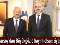 Eryarsoy’dan Büyükgöz'e hayırlı olsun ziyareti