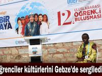 Öğrenciler kültürlerini Gebze'de sergiledi