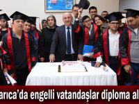 Darıca'da engelli vatandaşlar diploma aldı