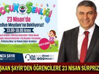 Başkan Şayir’den Öğrencilere 23 Nisan Sürprizi