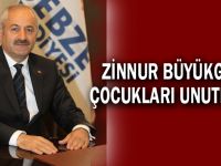 Zinnur Büyükgöz çocukları unutmadı