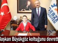 Başkan Büyükgöz koltuğunu devretti