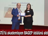 GTÜ'lü akademisyen BAGEP ödülünü aldı