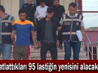 Patlattıkları 95 lastiğin yenisini alacaklar