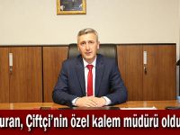 Turan, Çiftçi'nin Özel Kalem müdürü oldu