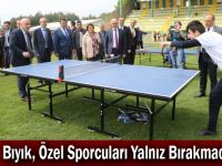 Bıyık, Özel Sporcuları Yalnız Bırakmadı