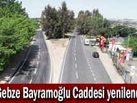 Gebze Bayramoğlu Caddesi yenilendi
