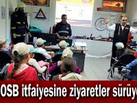 GOSB itfaiyesine ziyaretler sürüyor