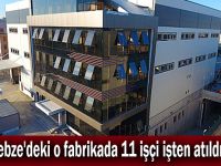 Gebze'deki o fabrikada 11 işçi işten atıldı