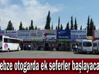 Gebze otogarda ek seferler başlayacak