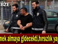 Ekmek almaya gidecekti,hırsızlık yaptı!