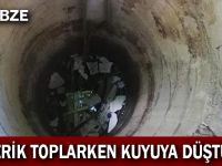 Erik toplarken kuyuya düştü!