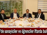 GTÜ'de sanayiciler ve öğrenciler iftarda buluştu