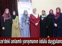 Gebze'deki anlamlı yarışmanın ödülü duygulandırdı