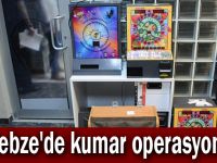 Gebze'de kumar operasyonu