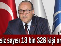 İşsiz sayısı 13 bin 328 kişi arttı