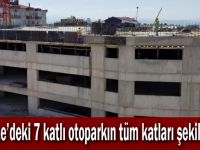 Gebze’deki 7 katlı otoparkın tüm katları şekillendi