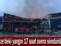 Gebze'deki yangın 17 saat sonra söndürüldü!