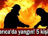 Darıca'da yangın! 5 kişi...