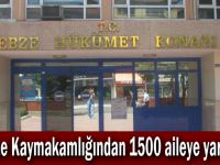 Gebze Kaymakamlığından 1500 aileye yardım!