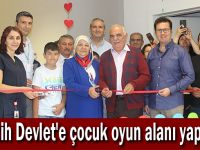 Fatih Devlet'e çocuk oyun alanı yapıldı