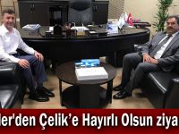 Güler'den Çelik’e Hayırlı Olsun ziyareti