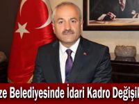 Gebze Belediyesinde İdari Kadro Değişikliği